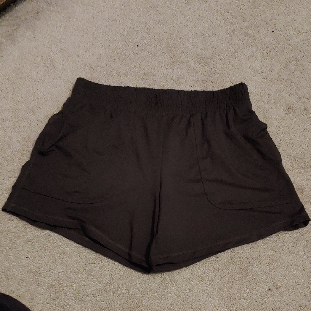 All in Motion Women's Dark Olive Athletic Shorts